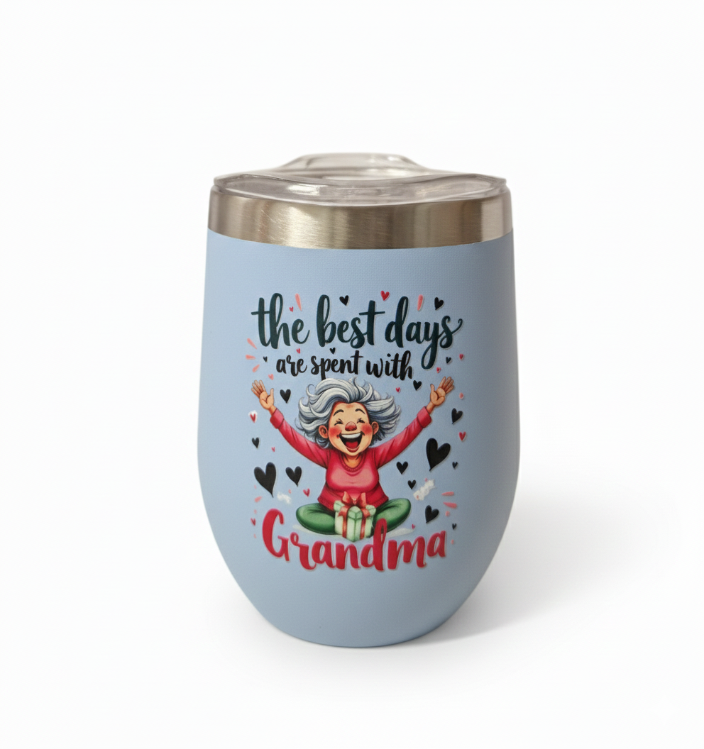 12oz Stainless Steel Insulated Tumbler- UV-DTF Ready - Craftique Fusion Ltd