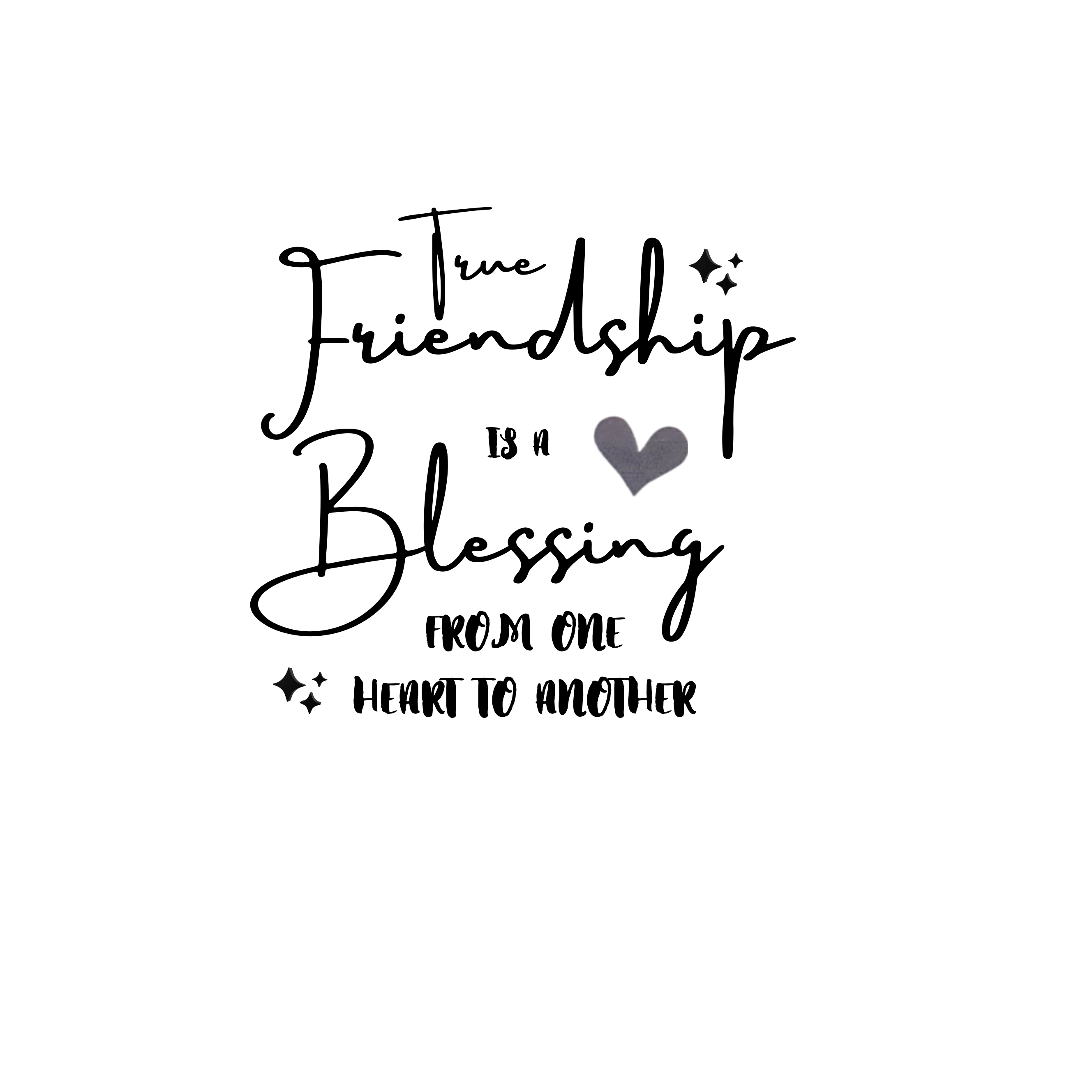 True Friendship - 12oz Insulated Stainless Steel Tumbler - UV-DTF Wrapped - Craftique Fusion Ltd