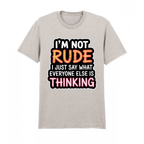 The " No filter" 100% Cotton Adult T-shirt