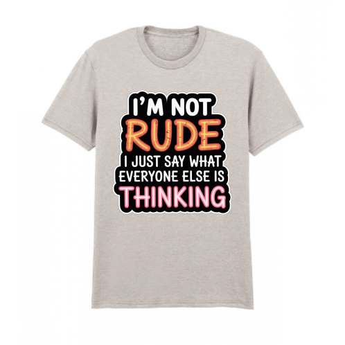 The " No filter" 100% Cotton Adult T-shirt