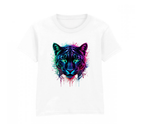 Abstract Panther 100% Cotton Kids T-shirt