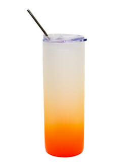 Custom Design 25oz Frosted Glass Tumblers