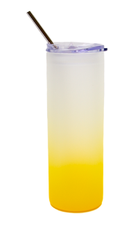 Custom Design 25oz Frosted Glass Tumblers