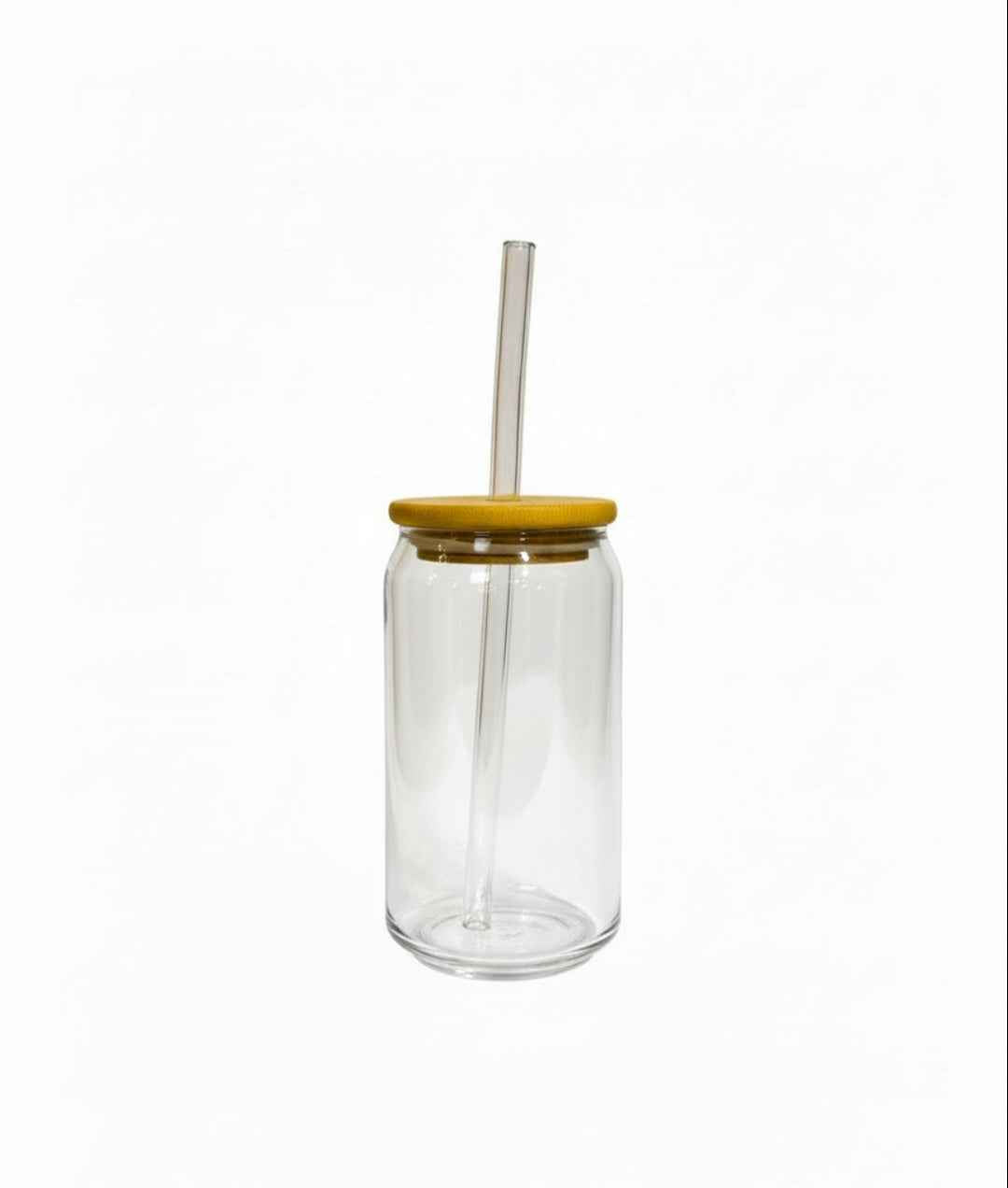 Mom Life - 16oz Glass Tumbler- UV-DTF Wrapped
