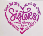 Sister's Always - 12oz Insulated stainless steel Tumbler UV-DTF Wrapped