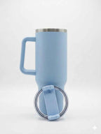 Best Mum Ever 40oz Tumbler - Blue Floral Design