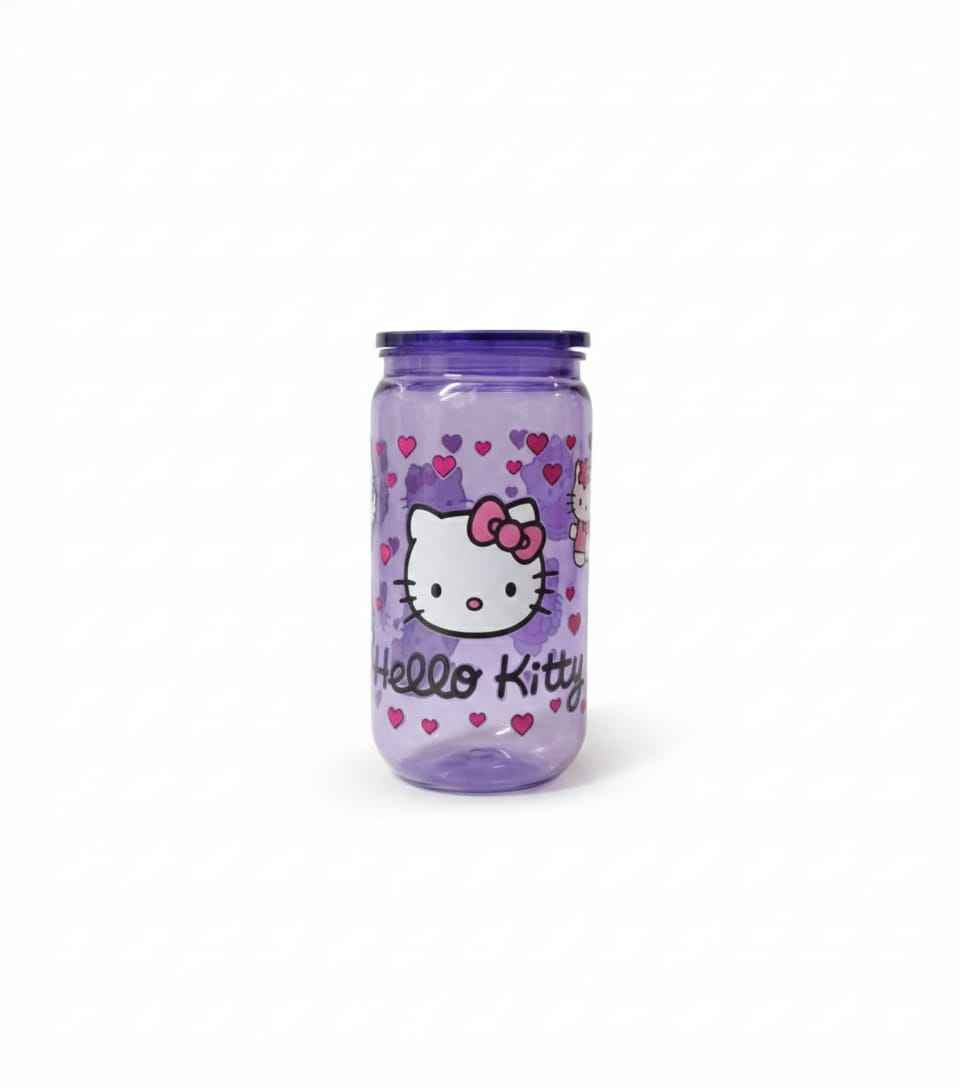 Hello Kitty - 16oz Plastic Tumbler- UV-DTF Wrapped