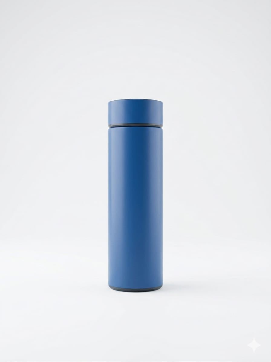 16oz Stainless Steel Tumbler Flask with Temperature Gauge- UV-DTF Product - Craftique Fusion Ltd