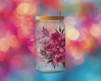 Mom Life - 16oz Glass Tumbler- UV-DTF Wrapped