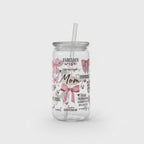 16oz Plastic Tumblers With Lid and Straw-  UV-DTF Product