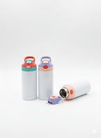 12oz Kids Stainless Steal Insulated Flip Bottle - Sublimation Product - Craftique Fusion Ltd